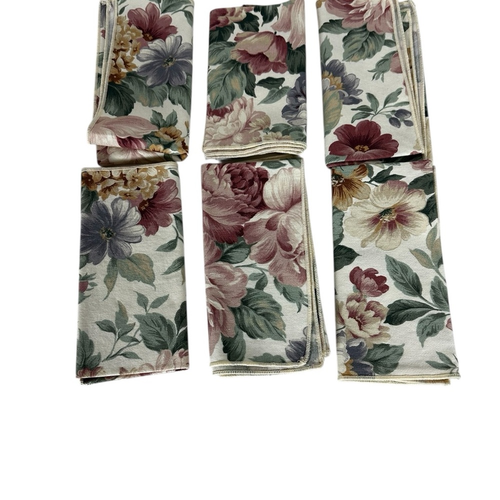 Floral Patterned Cloth Napkins, Boho, Cottagecore